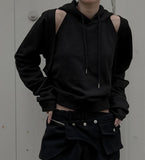 Bolero set hooded sleeveless top