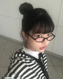 And Round Horn Rim Geek Chic Glasses