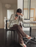 Taliyah pin tuck banding slacks