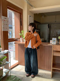 Yurudi High Neck Collar Knit Cardigan