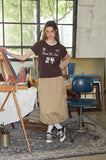 The Limit CROP Ringer Short Sleeve Tee