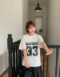 Sponk Camo Embroidery Lettering Short Sleeve Tee