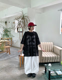 Chelkie Camo Printing Over Short Sleeve Tee