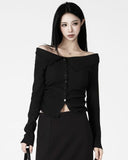 Lotus Off-Shipping Button Tee