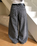Drew Daisy Flower Wide Denim Pants
