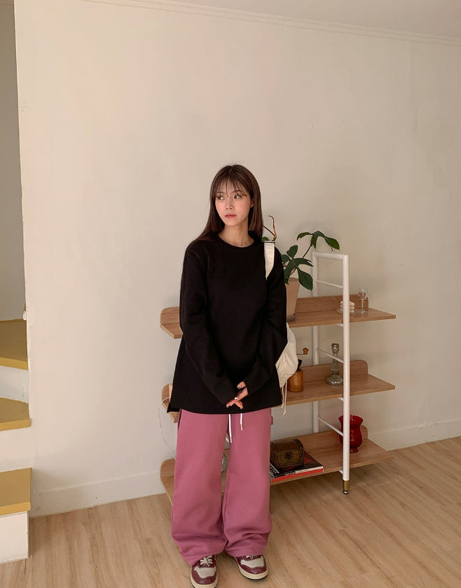 【BAON】Bulkin brushed banding painter strap pants BAON (バオン) - バルキン起毛バンディングペインターストラップ