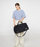 Flower Smile Embroidery Duffle Bag