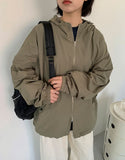 [Unisex] Meshuri Two-Way Over Hood Windbreaker