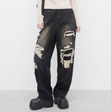 (Unisex) Letian vintage denim pants