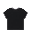 BITE LOVER CROP RINGER TEE