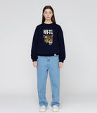 Flower Real Leopard Center Sweatshirt