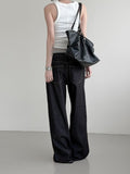 Rimb Minimal Ribbed Sleeveless Top