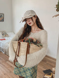 Wings Angora V-neck knitwear