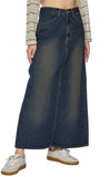 Bai Denim Long Skirt