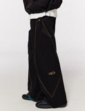 Double Stitch Wide Pants