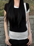 Layered Contrast Tee