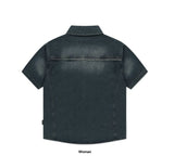 DENIM HALF SHIRT