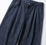 Blue Shadow Wide Denim Pants