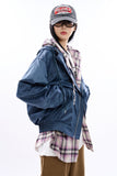 Bruno glossy hooded MA-1 jumper