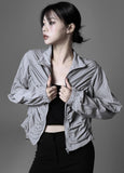 Air Shirring Windbreaker