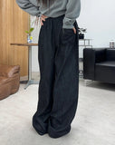 Ed Linen Wide Banding Denim