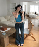 Zesty Cargo Bootcut Denim Pants