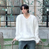 Mohair Vneck knit