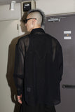 organza western shirt
