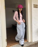 Beaut 89 Lettering Folding Two-Way Wide Banding Training Pants