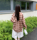 Color Matching Shirt High Quality Loose Fit Long Sleeve Shirt