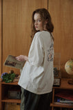 Frog Pop Embroidery Short Sleeve T-shirt