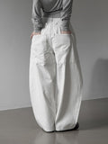 Over Rolled Cotton Pants