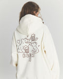 Beer BEAR Embroidered Hoodie