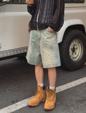 Pier Adjust Bermuda Denim Pants