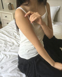 Minku Dot Inner Layered Sleeveless