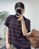 Pierre Stripe Collar Tee