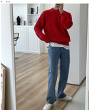 Dunce Wide Slit Denim Pants