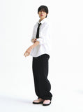 DENIM BALLOON PANTS