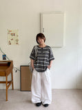 Kogar Stripe Over Short Sleeve Tee
