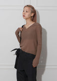 SEE-THROUGH V NECK NT