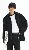 WOOD BUTTON FRENCH JACKET