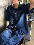 Line Brush Wide Denim