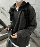 Planning Half Zip Up Knit