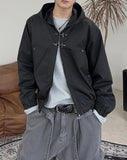 Luden Hook Buckle Hooded Jumper