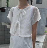 Como Layered Ribbon Cardigan