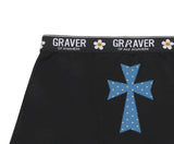 Back Blue DOT CROSS Men's Drawers