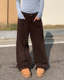 Camping Wide Winter Brushed Cotton Pants