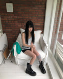 U-Ten Striped Long Sleeveless