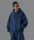 Valley Tuck Washed Sweat Balloon Hoodie