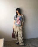 Tenka eyelet strap leather shoulder bag